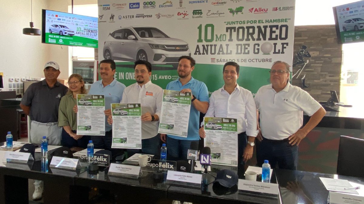Convocan a participar en torneo de golf con causa en beneficio del Banco de Alimentos de Culiacán