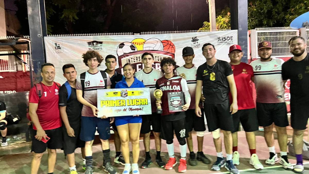 Un éxito los torneos de voleibol en El Fuerte; se promueve el deporte en cada rincón del municipio