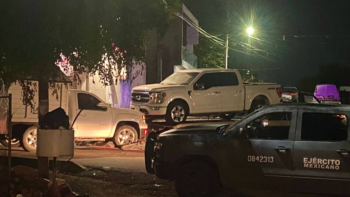 “Una doble rodada blindada y hasta un Barret 50”: ‘Revientan’ taller de la colonia Huizaches en Culiacán