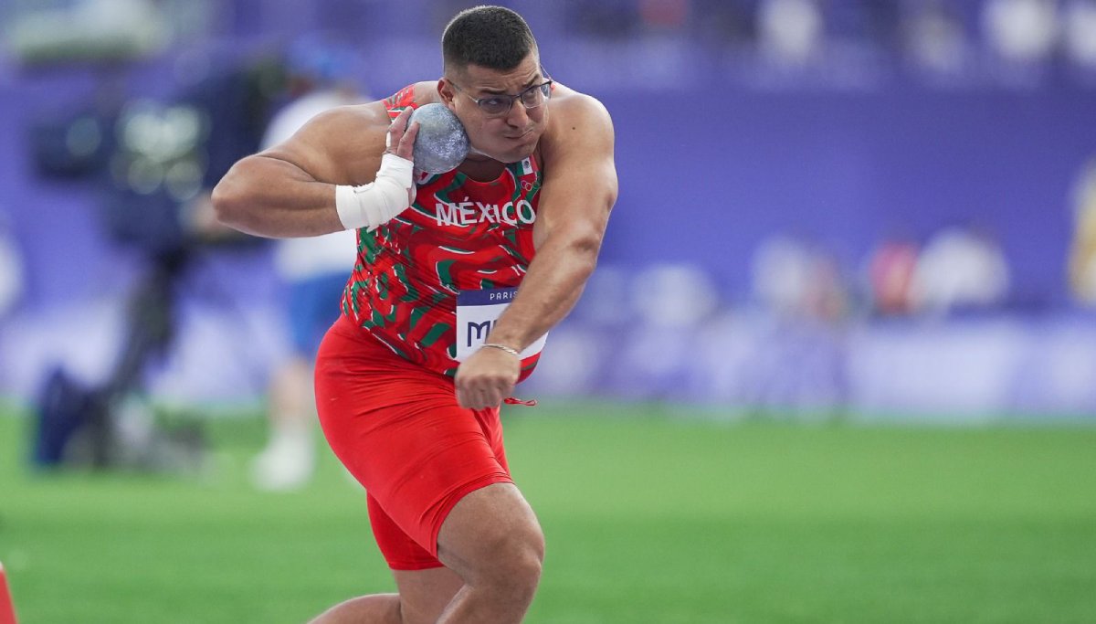 Uziel Muñoz clasifica a la final de impulso de bala en París 2024