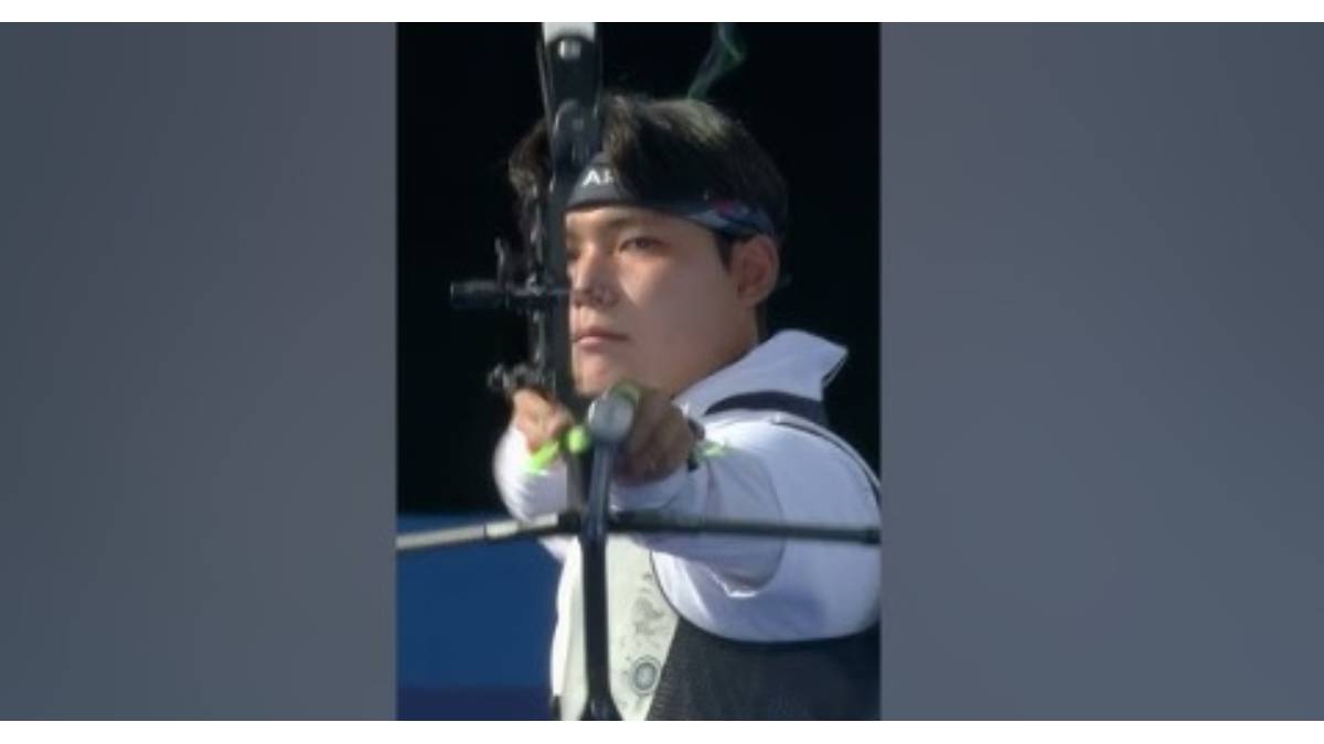 VIDEO: ¡Espectacular! Lee Woo-Seok logra la perfección en tiro con arco varonil en París 2024