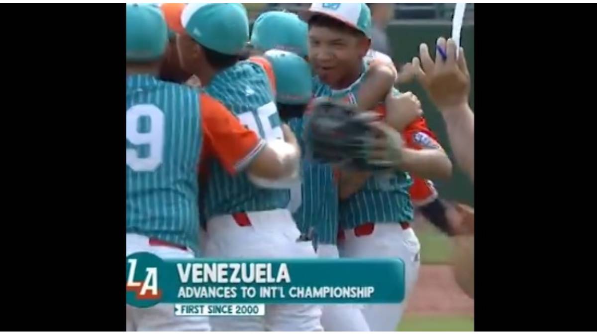 VIDEO: ¡Esperanza! Peloteritos de Venezuela dan alegría a su país tras pasar a la final de la LLWS
