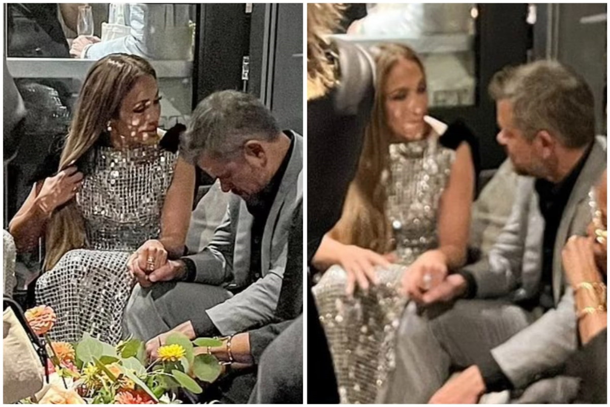 Jennifer Lopez aparece junto a Matt Damon, el mejor amigo de Ben Affleck