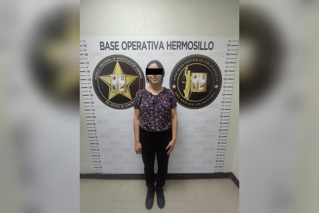 Detienen a mujer por atropellar y abandonar a motociclista en vía publica en Hermosillo