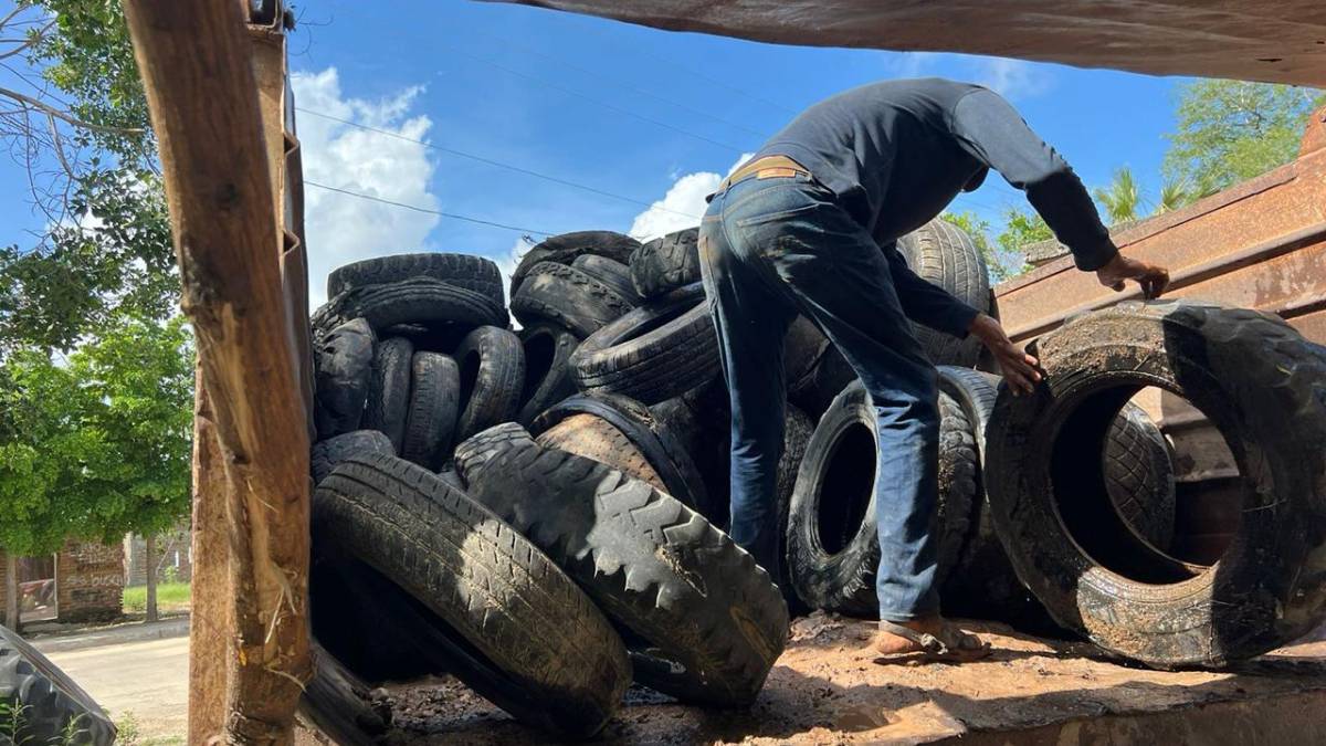 A solicitud de la población, inician jornada de descacharrización en Higueras de los Vega, Mocorito