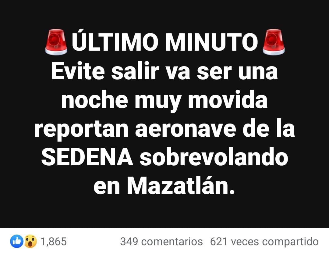 ‘No hagan caso’; advierte alcalde investigación contra páginas que alertaron a mazatlecos tras lo ocurrido en Culiacán