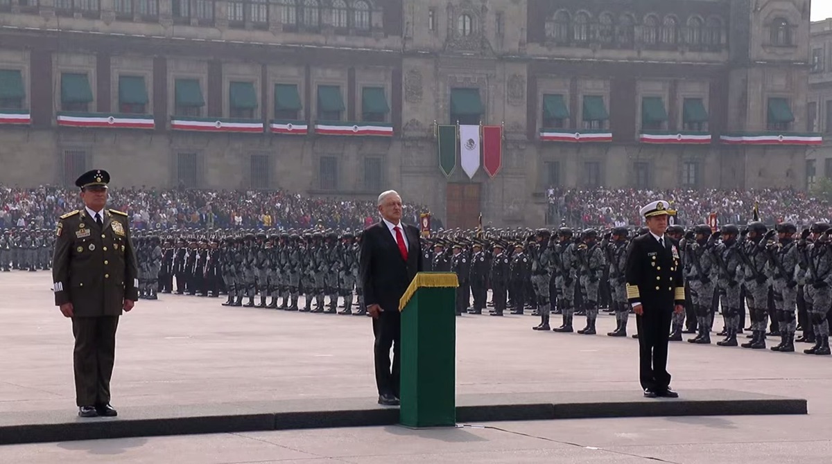 Al Momento | Encabeza AMLO su último desfile cívico militar este 16 de septiembre (video)