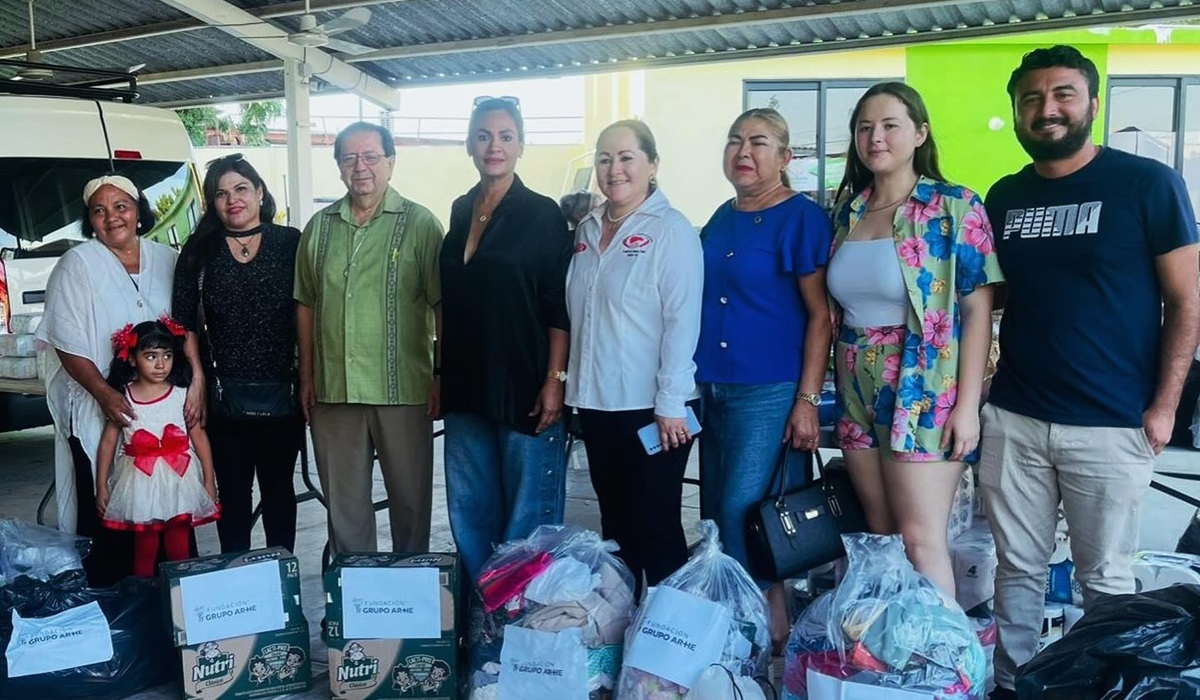 Hacen equipo CMIC y Fundación ARHE en favor de familias desplazadas de El Palmito, Concordia