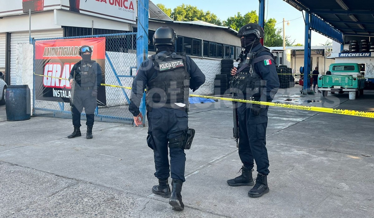 Había un radio a lado: Ejecutan a balazos a hombre en un taller de Tierra Blanca en Culiacán
