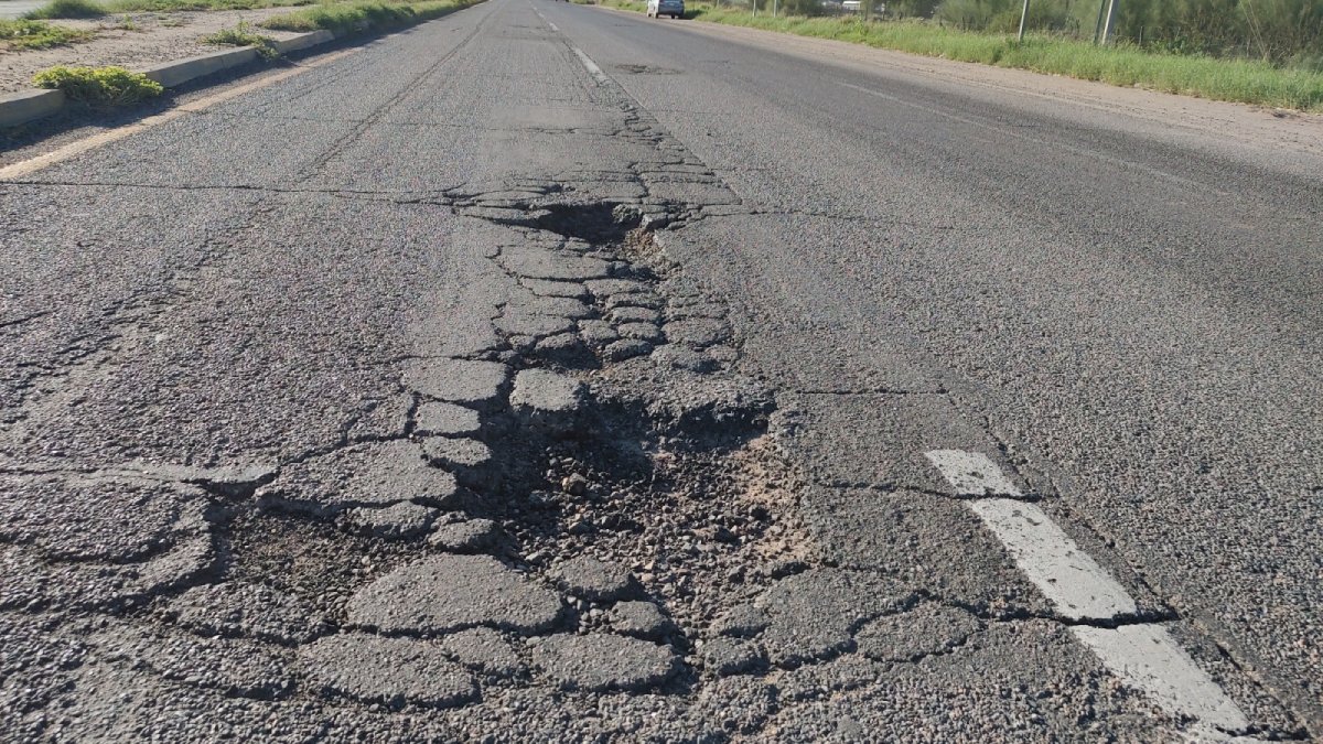 La México 15 rumbo a El Carrizo no está en mejores condiciones por baches; OP Ahome buscaría ayudar a taparlos