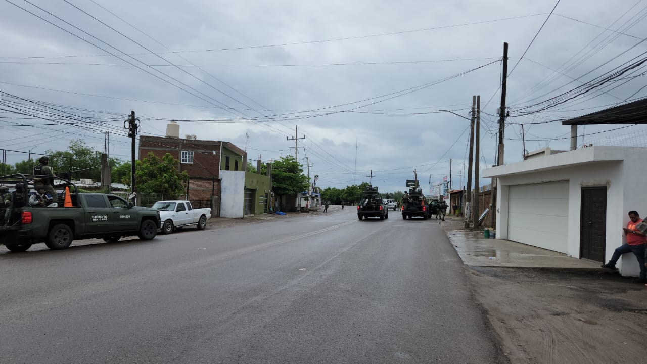 (VIDEOS) Balacera con armas de grueso calibre en el sector norte de la ciudad de Culiacán