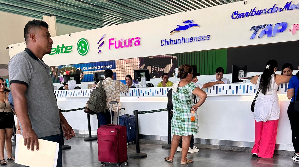 Paralizan las rutas hacia Durango desde Mazatlán, en la central de autobuses
