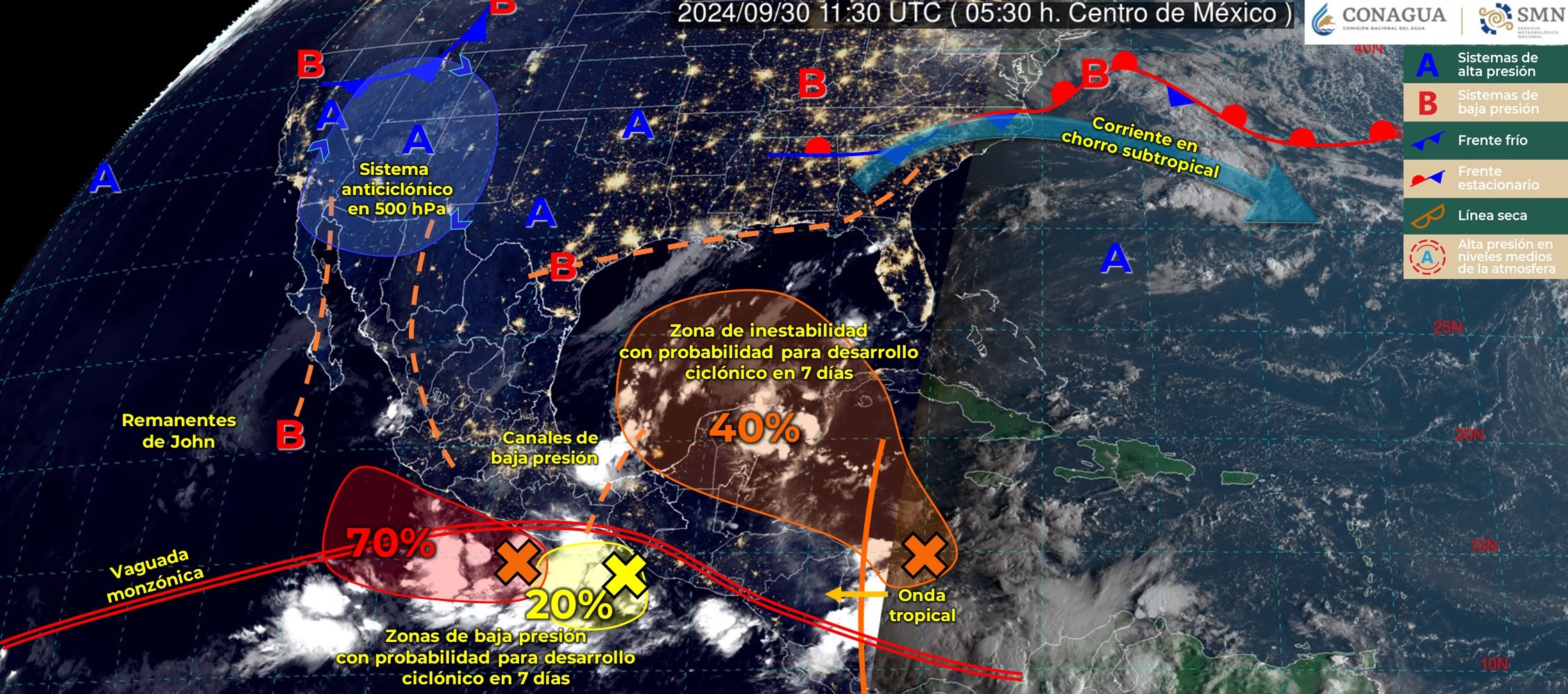¡La que sigue! La tormenta tropical Kristy ya se gesta en el Pacífico frente a las costas de Guerrero
