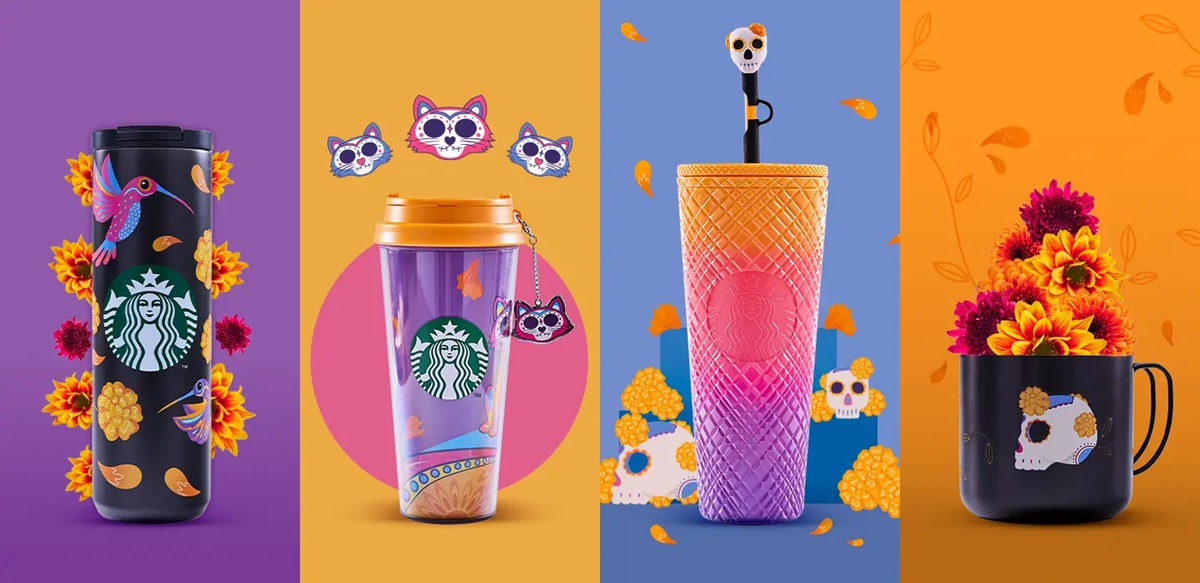 Un homenaje a la cultura mexicana para el mundo… ¿Cuándo sale la colección de Día de Muertos de Starbucks?