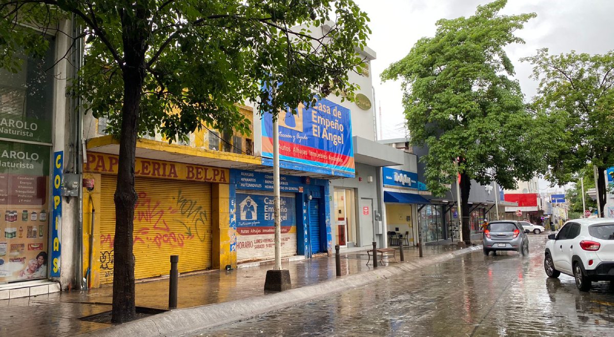 Por efectos de ‘Ileana’ solo abrió sus puertas el 50% de comercios en Culiacán