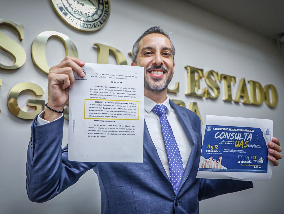 Denuncia Gene Bojórquez intención de ‘madruguete’ por parte del Congreso en consulta a la UAS