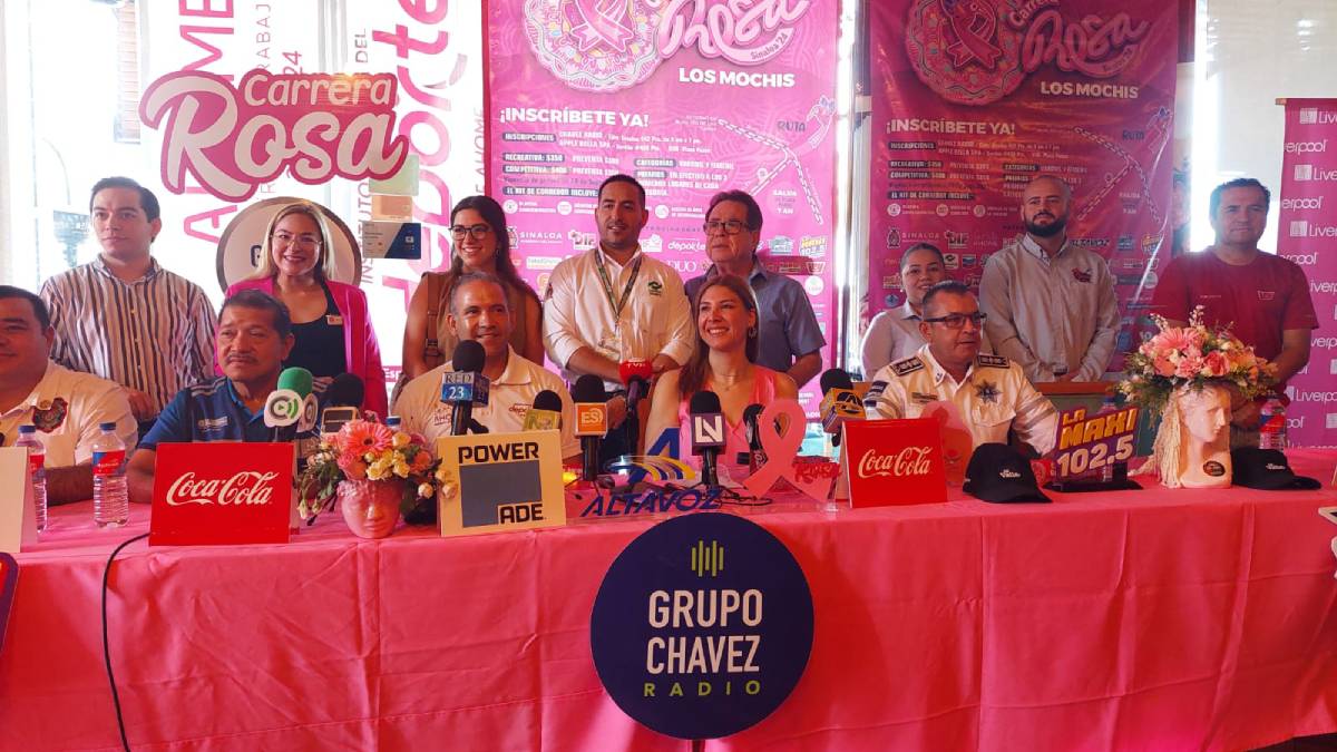 Convoca grupo Chávez y Noticiero Altavoz a la 12ª Edición de la Carrera Rosa “Sé Luz y Esperanza”