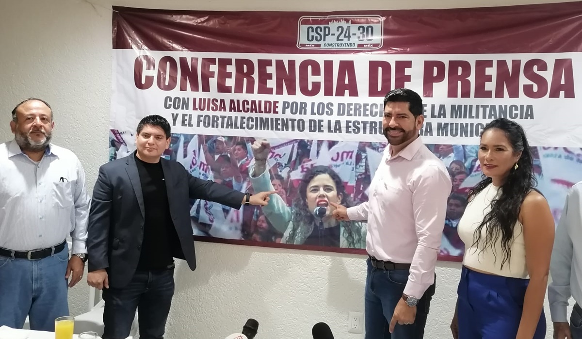 Diputados invitan a apoyar a Luisa María Alcalde a la dirigencia nacional de Morena