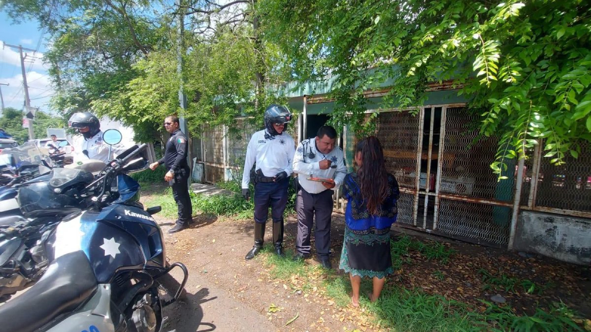 ¡Rápida reacción! Tránsitos auxilian a mujer que era violentada por su pareja en Culiacán