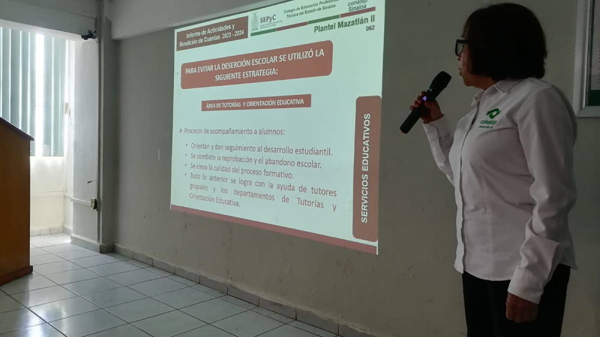 En Conalep Mazatlán II destacan trabajos para aceptar alumno que podrían haber dejado la escuela