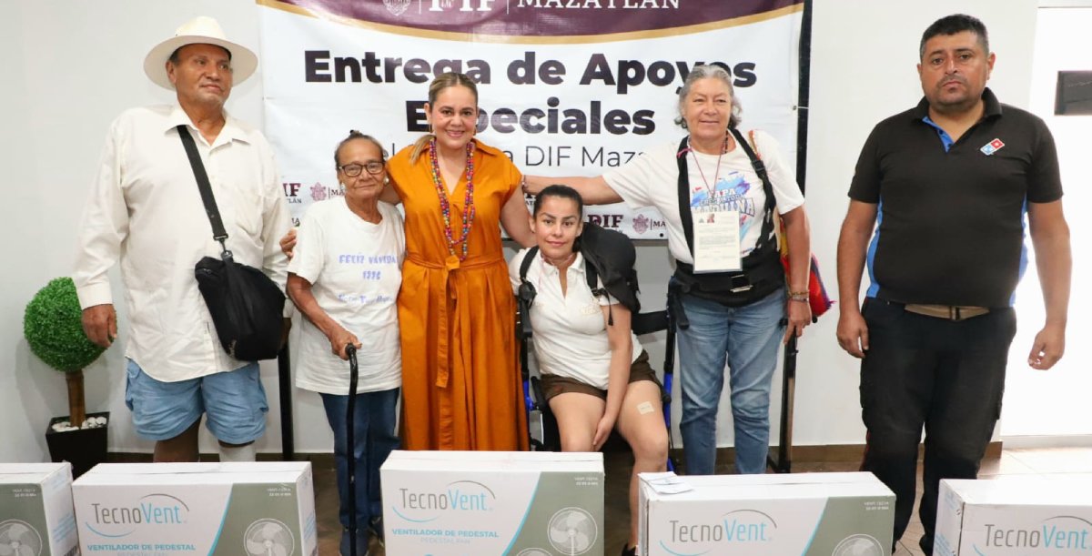 Para enfrentar ola de calor en Mazatlán, el DIF reparte abanicos entre familias vulnerables