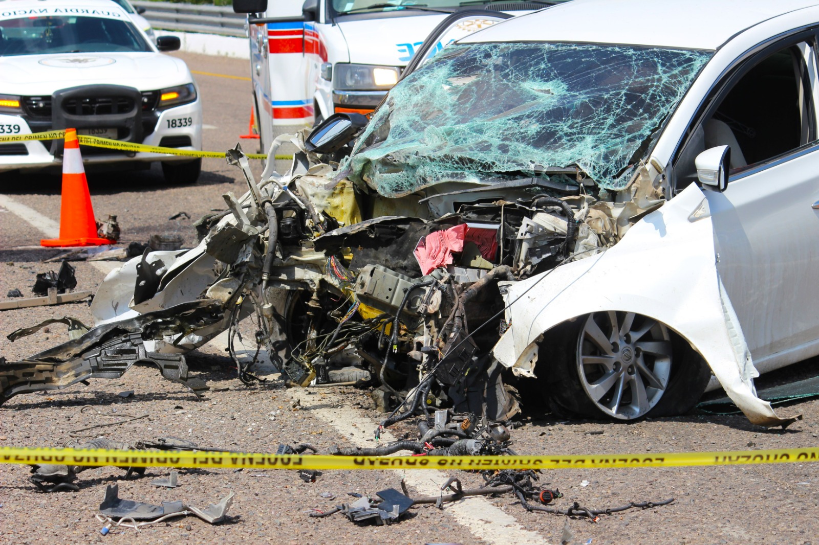 Fatal accidente en el Libramiento Mazatlán-Villa Unión deja a un joven sin vida