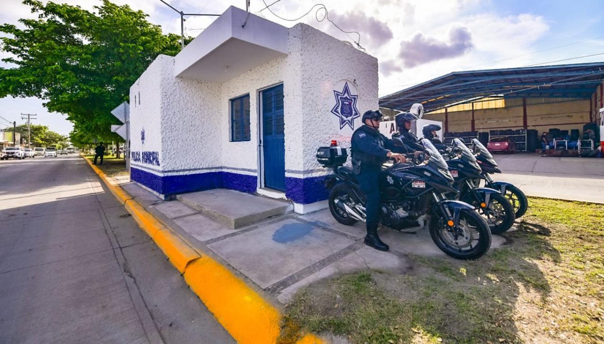 Gobierno de Mazatlán reactiva caseta de policías sobre avenida Santa Rosa, en el infonavit Jabalíes
