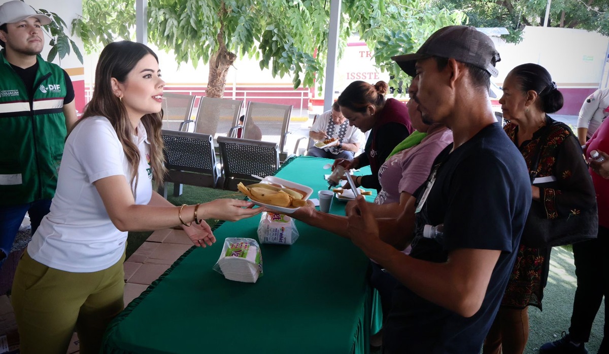 Alajibua lleva desayuno caliente a familiares de pacientes internados en el Issste Culiacán