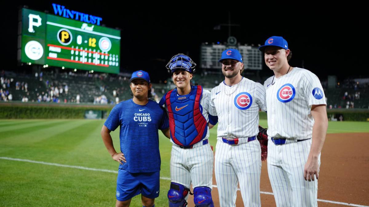 Los Cachorros de Chicago lanzan sin hit ni carrera combinado ante Piratas