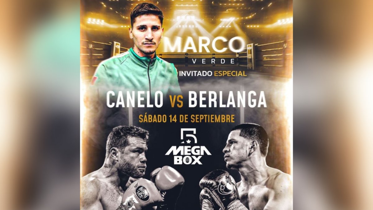 Marco Verde será invitado especial en transmisión del ‘Canelo’ vs Berlanga