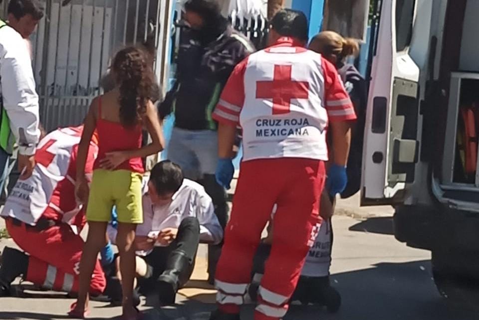 Se accidenta cobrador en su motocicleta al oriente de Culiacán