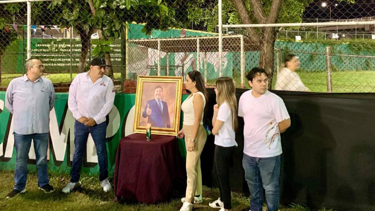 Nombran campo de la Liga Recursos en honor a Dagoberto Borrego Núñez