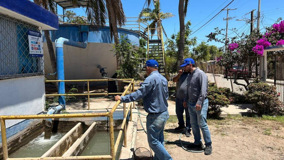 Planta potabilizadora de El Colorado, ya opera parcialmente, ya empieza a salir agua de la llave