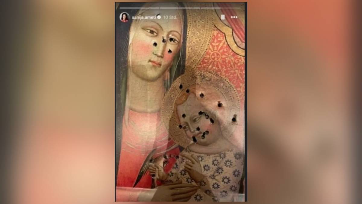 Joven política genera indignación al disparar a ícono religioso y compartirlo en redes sociales