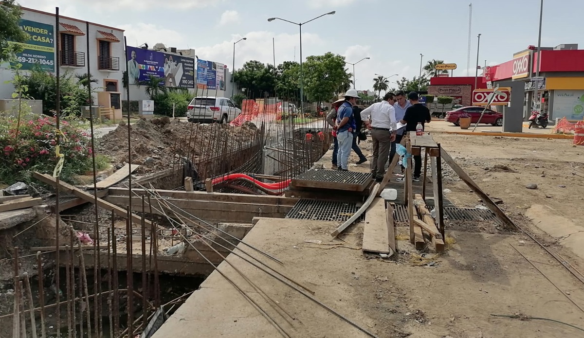Por concluir obra de canal pluvial en Hacienda del Seminario, en Mazatlán