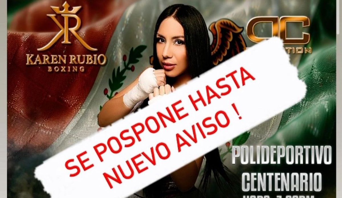 Posponen pelea de Karen Rubio por el campeonato latino del CMB por hechos violentos en Sinaloa