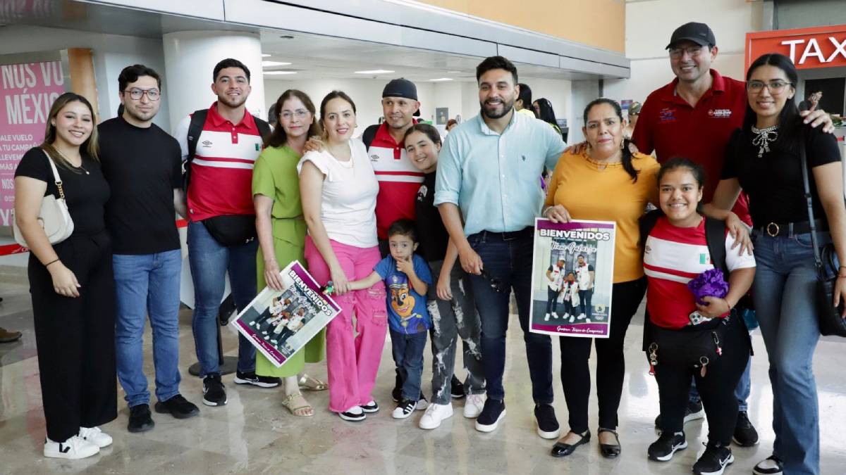 ¡Retumba la tambora en Guasave! Reciben a paralímpicos y a entrenador en París 2024