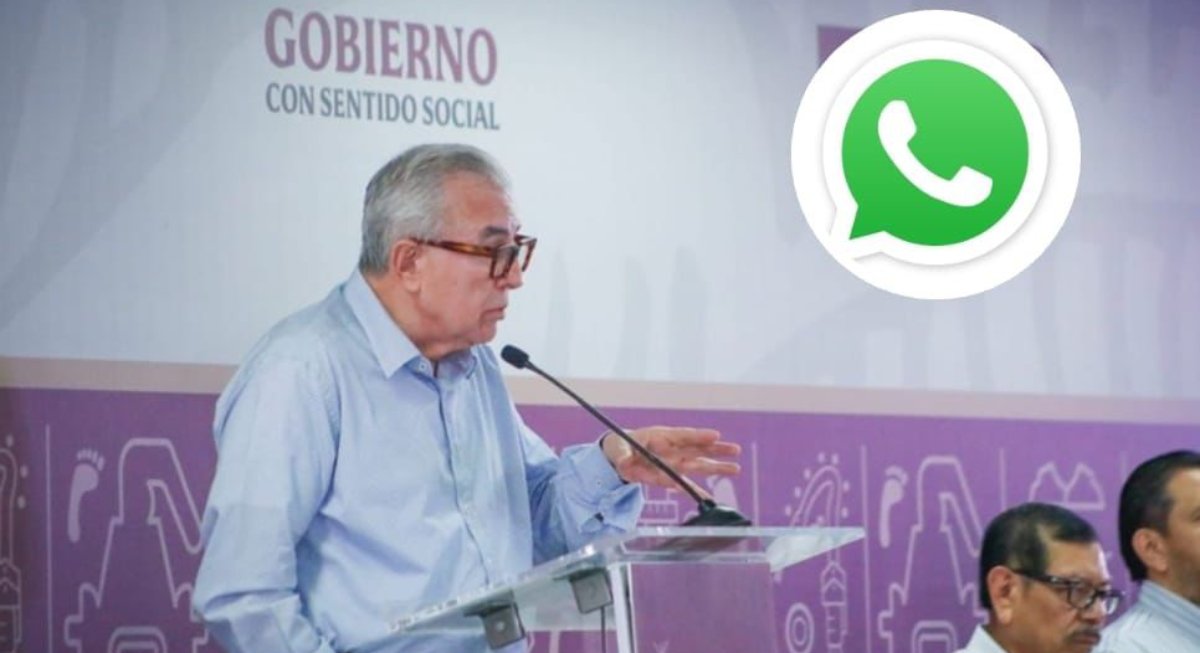 Este fue el WhatsApp que envió Rocha a Sheinbaum al no acudir a reunión por regresarse a Sinaloa tras balacera