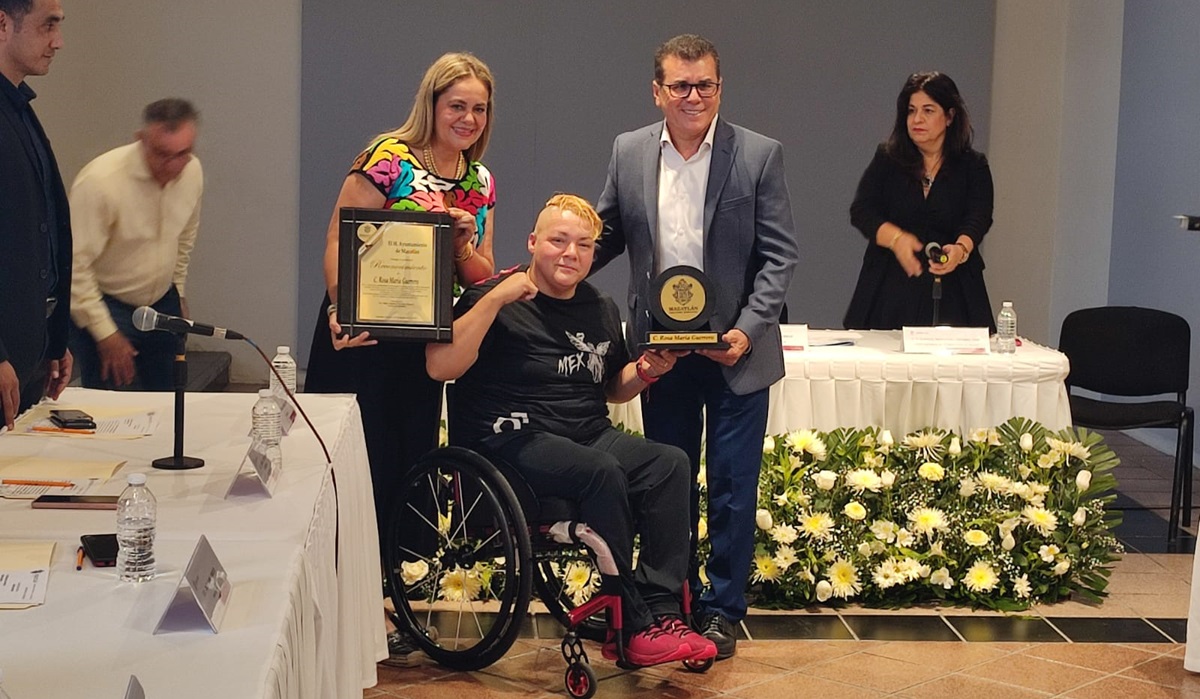 ‘Iré a LA 2028 a romper el récord del mundo’: Rosa María Guerrero durante homenaje en Mazatlán