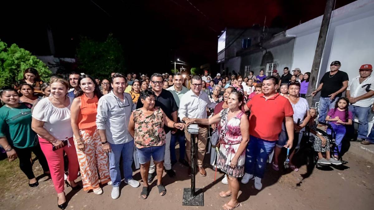 Se les hizo la luz en la zona rural de Mazatlán, va culminando gobierno de Édgar González con la iluminación
