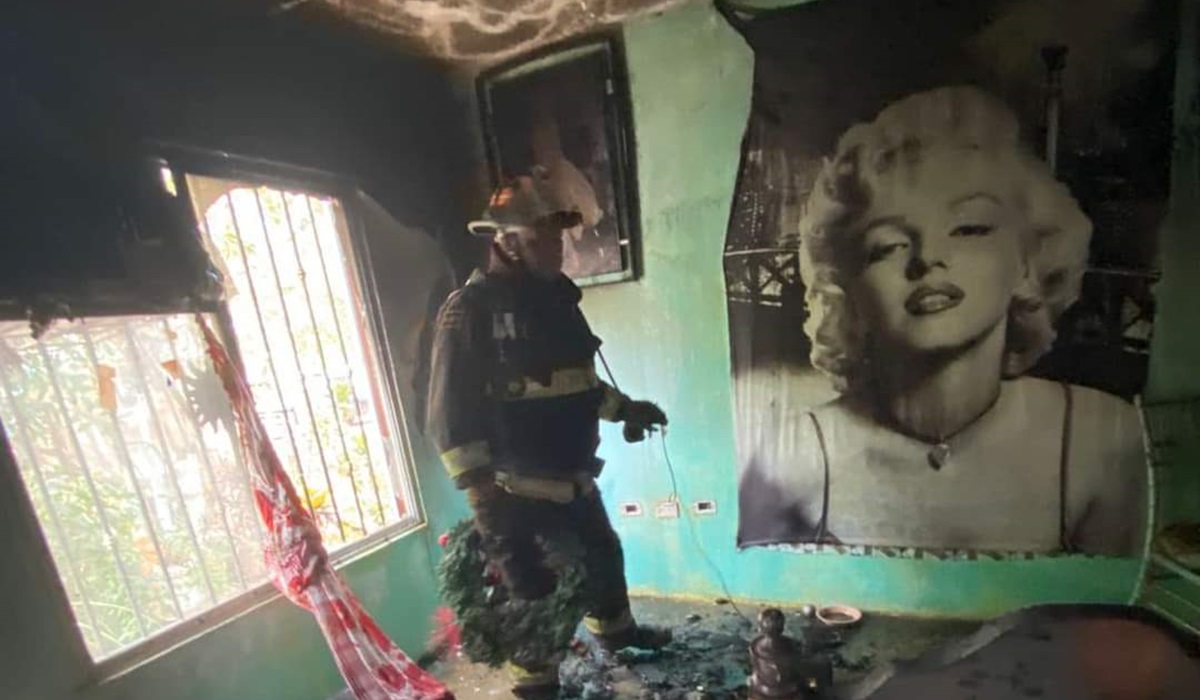 Se registra incendio en vivienda al sur de Mazatlán