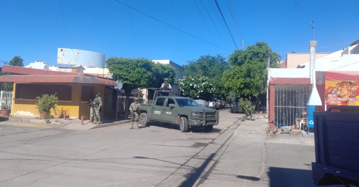 ¡Aseguran una propiedad! La Sedena realiza operativo en la colonia Guadalupe Victoria de Culiacán