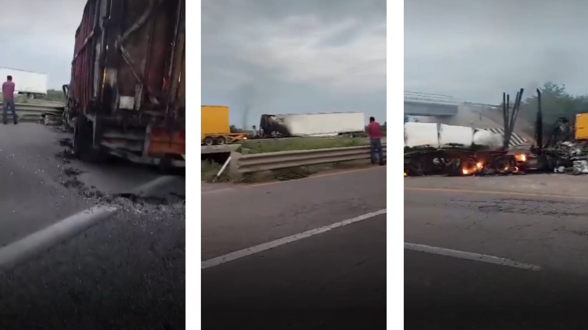 ‘Armados nos pidieron 200 pesos para pasar’, transportista relata cierre de autopista este sábado