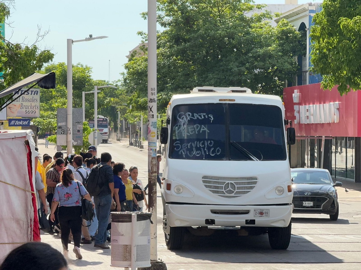Gobierno del Estado destina unidades para prestar servicio de transporte urbano gratis en Culiacán