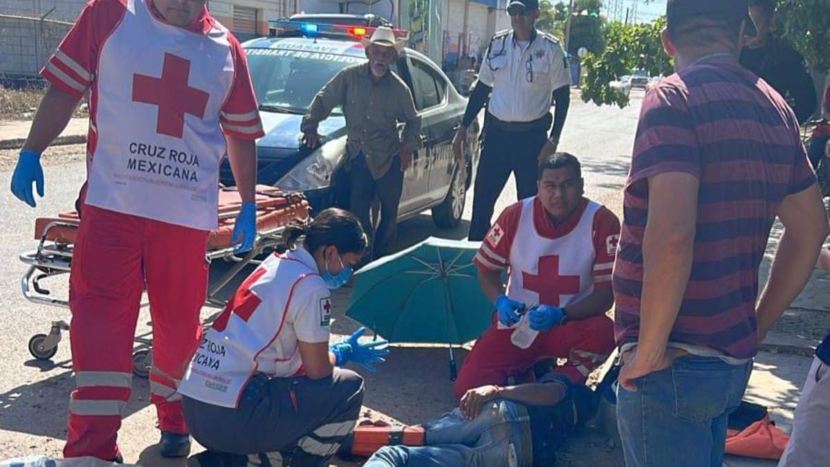 Tras operativo convoy de la Marina atropellan a un motociclista en Guasave