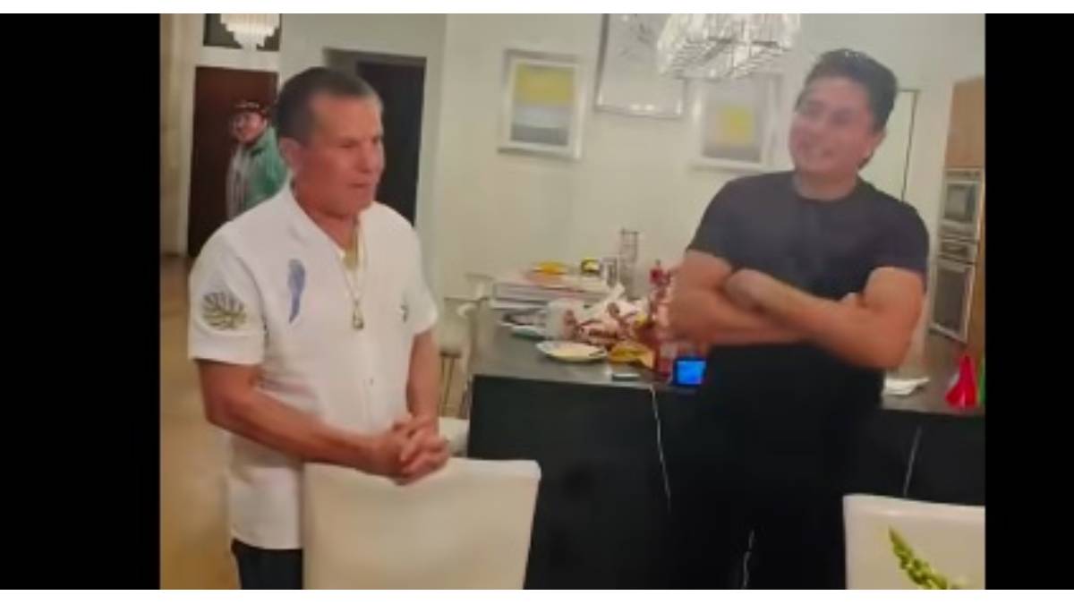 VIDEO: ¿Cómo lo hizo? Mago Samed deleita a Julio César Chávez y familia con un espectacular truco