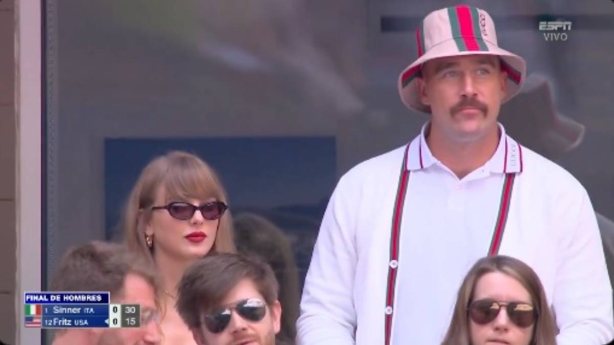 VIDEO: ¡Está en todas partes! Taylor Switf se lleva a su novio Travis Kelce para la gran final del US Open