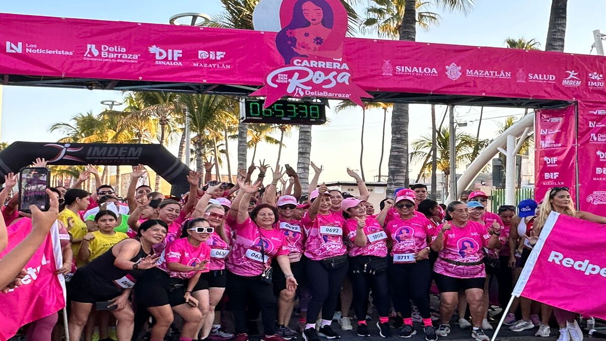 Carrera Rosa Delia Barraza y Vibra Radio ya es tradición en Mazatlán’; logra récord de asistencia