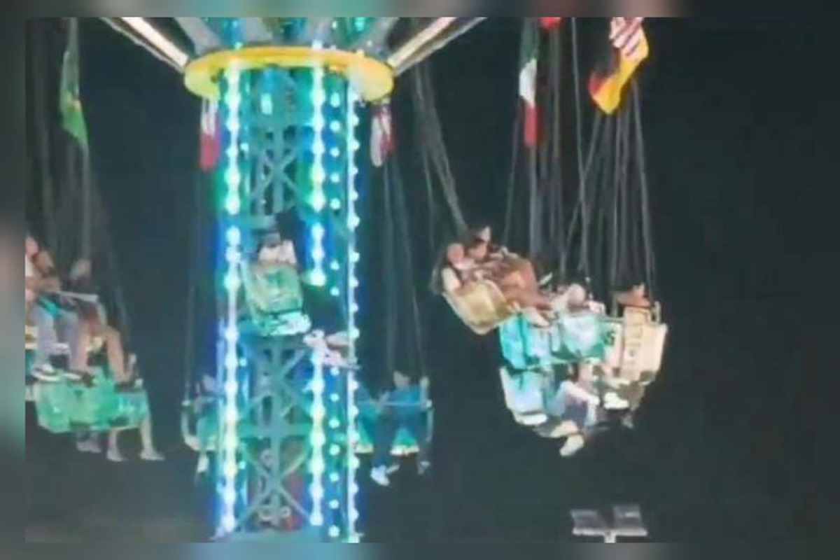 Falla en juego mecánico en la feria de Apatzingán, Michoacán, deja 9 heridos