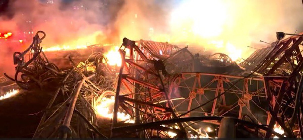 Video | Helicóptero se estrella contra torre en Houston, Texas, y deja cuatro fallecidos